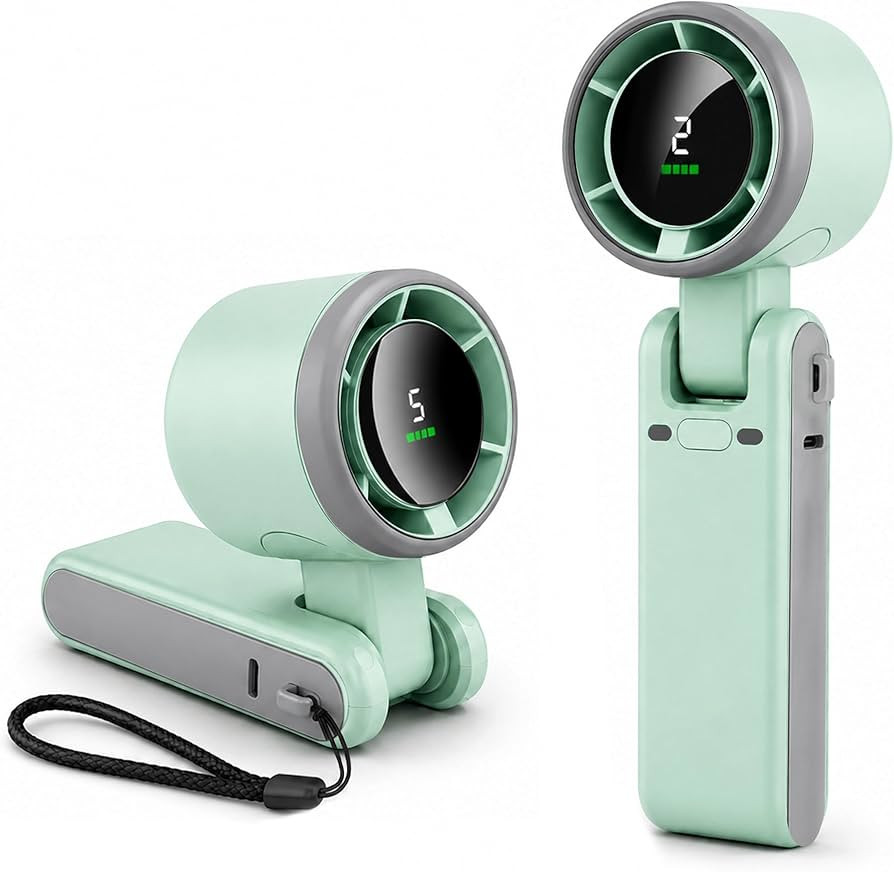Powerful Portable Handheld Fan with Turbo Cooling : Experience instant relief with EcoNour's port... | Amazon (US)