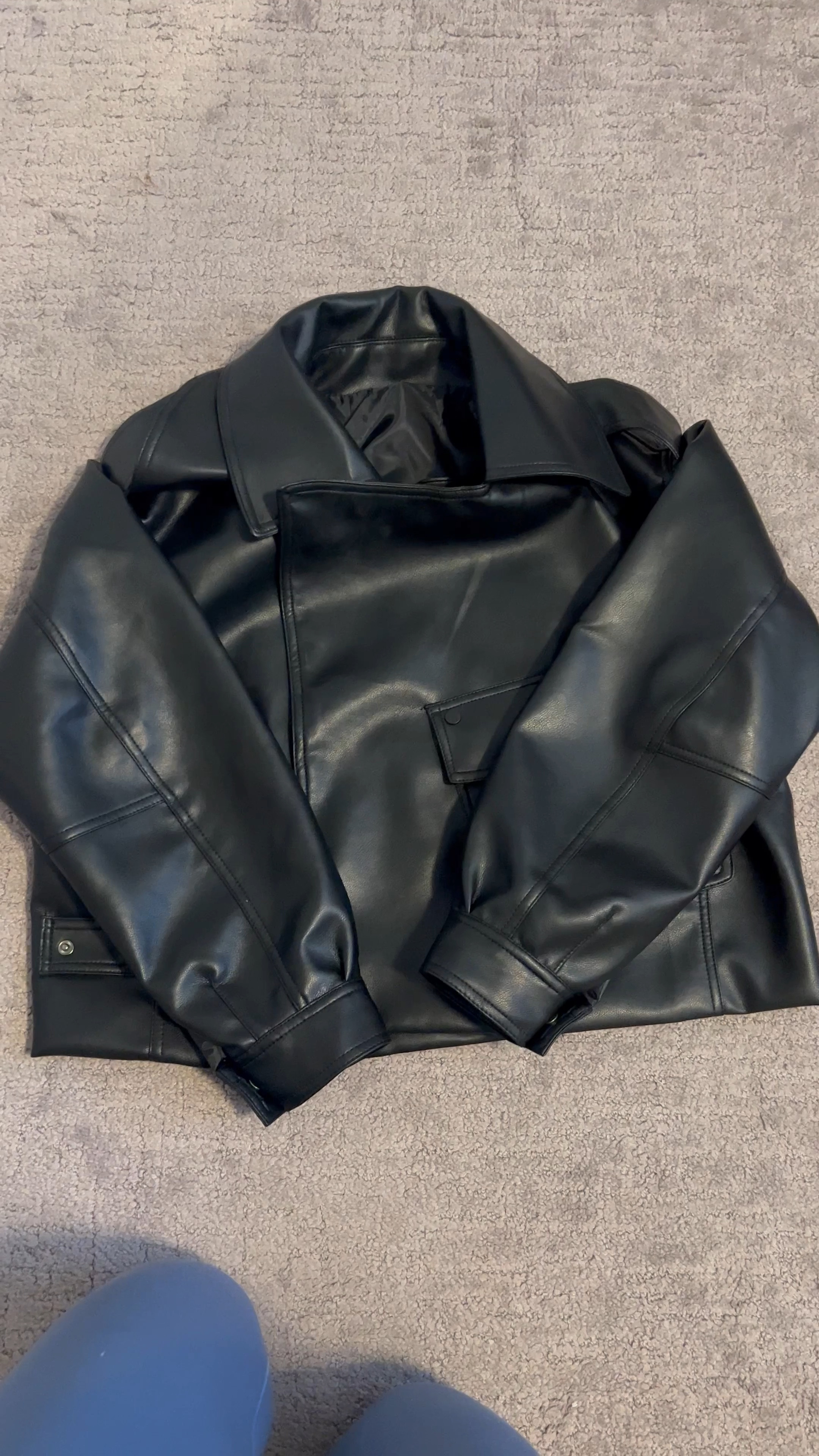 Perfect for spring! 

Xoxo, 
Spring leather jacket, oversize jacket, spring inspiration, black jacket 

#LTKunder50 #LTKFind #LTKstyletip