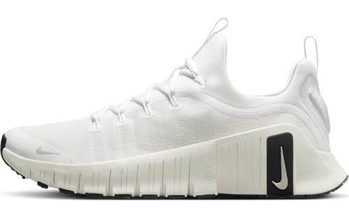 Nike Free Metcon 6 Premium Women's Workout Shoes (FZ1695-101, Summit White/Sail/Black/Metallic Silver) Size 12 | Amazon (US)