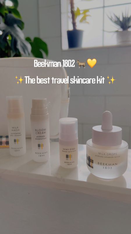 Looking for an amazing travel-sized skincare kit without compromising quality or price? You MUST check out this amazing Milk Probiotic Skincare Starter kit from Beekman 1802! I picked this up at Ulta and couldn’t be more thrilled with the products or price point! 

#LTKFind #LTKbeauty #LTKtravel