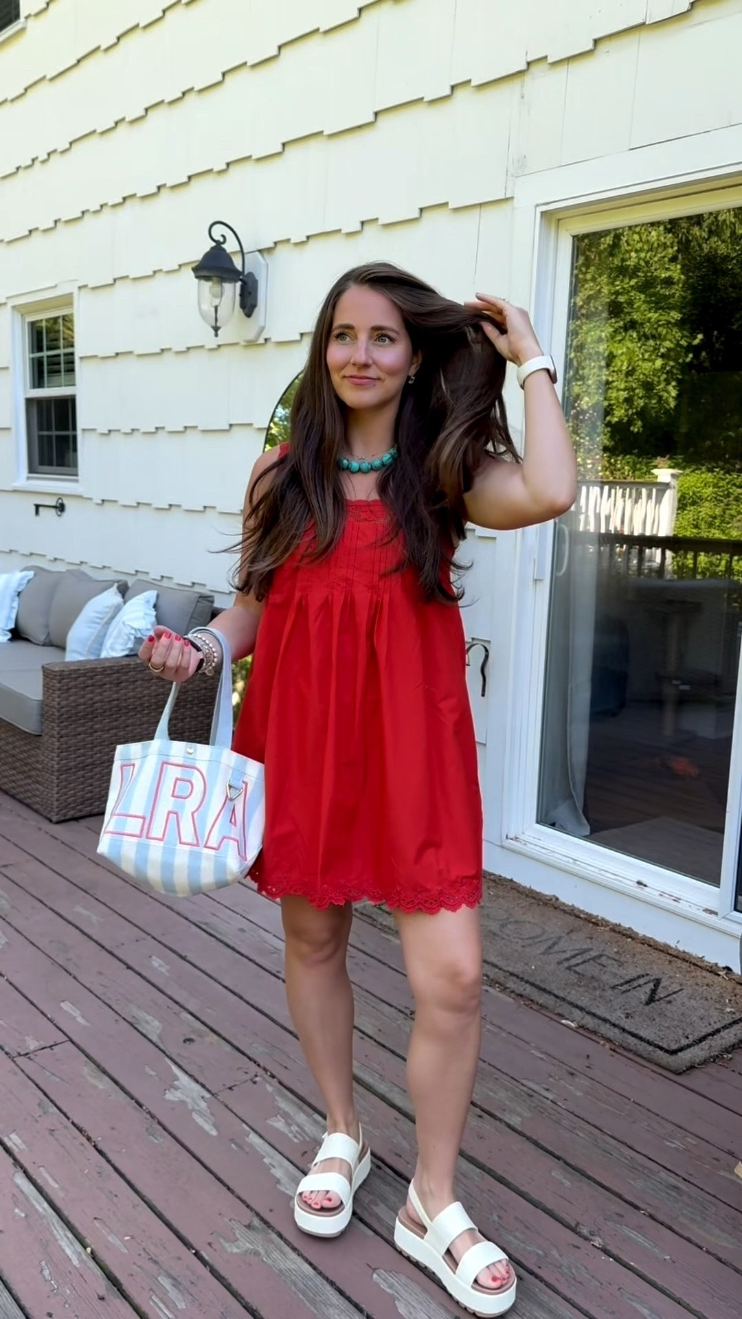 This little red dress is SO good!!!! & currently on sale! 

I’m wearing size small

#LTKSaleAlert #LTKmomlife #LTKootd