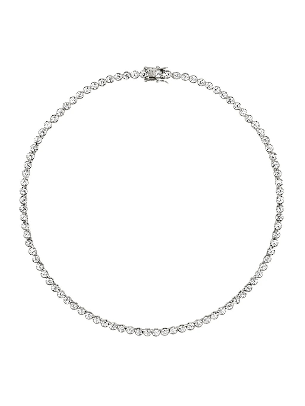 JAMES BEZEL RIVIÈRE NECKLACE IN MOISSANITE | Dorsey