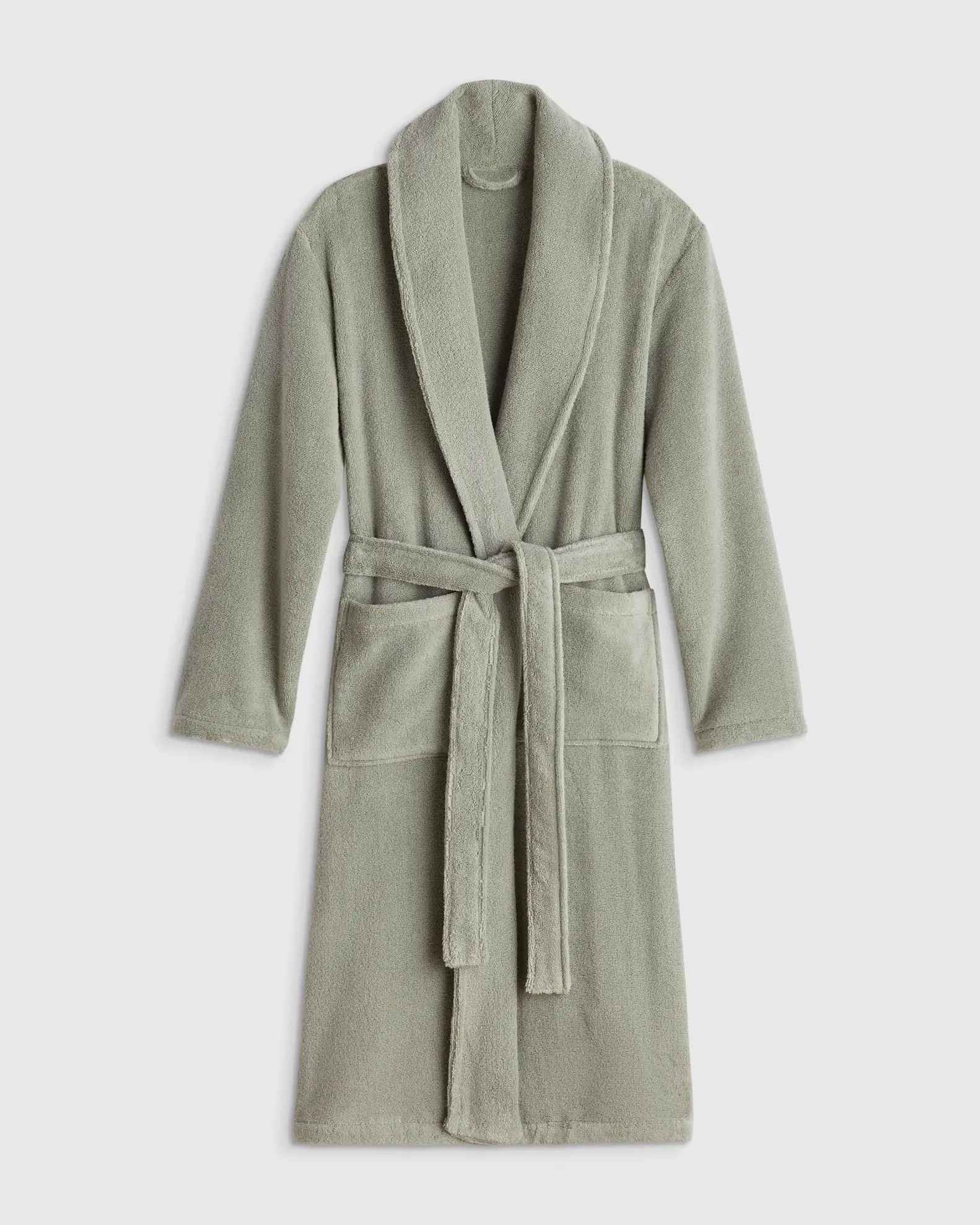 Plush Turkish Cotton Terry Robe in Sage | Quince