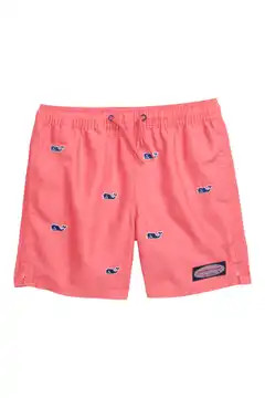 Embroidered Whale Chappy Swim Trunks | Nordstrom