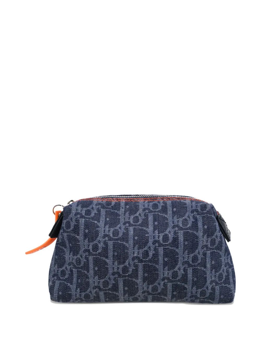 Christian Dior Pre-Owned 2006 Flight Trotter denim pouch - Blue | Farfetch Global