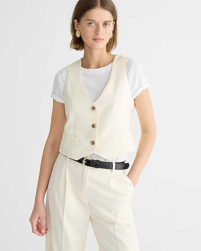 Classic-fit vest in city twill | J. Crew US