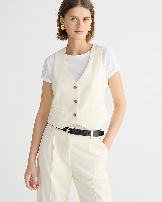 Classic-fit vest in city twill | J.Crew US