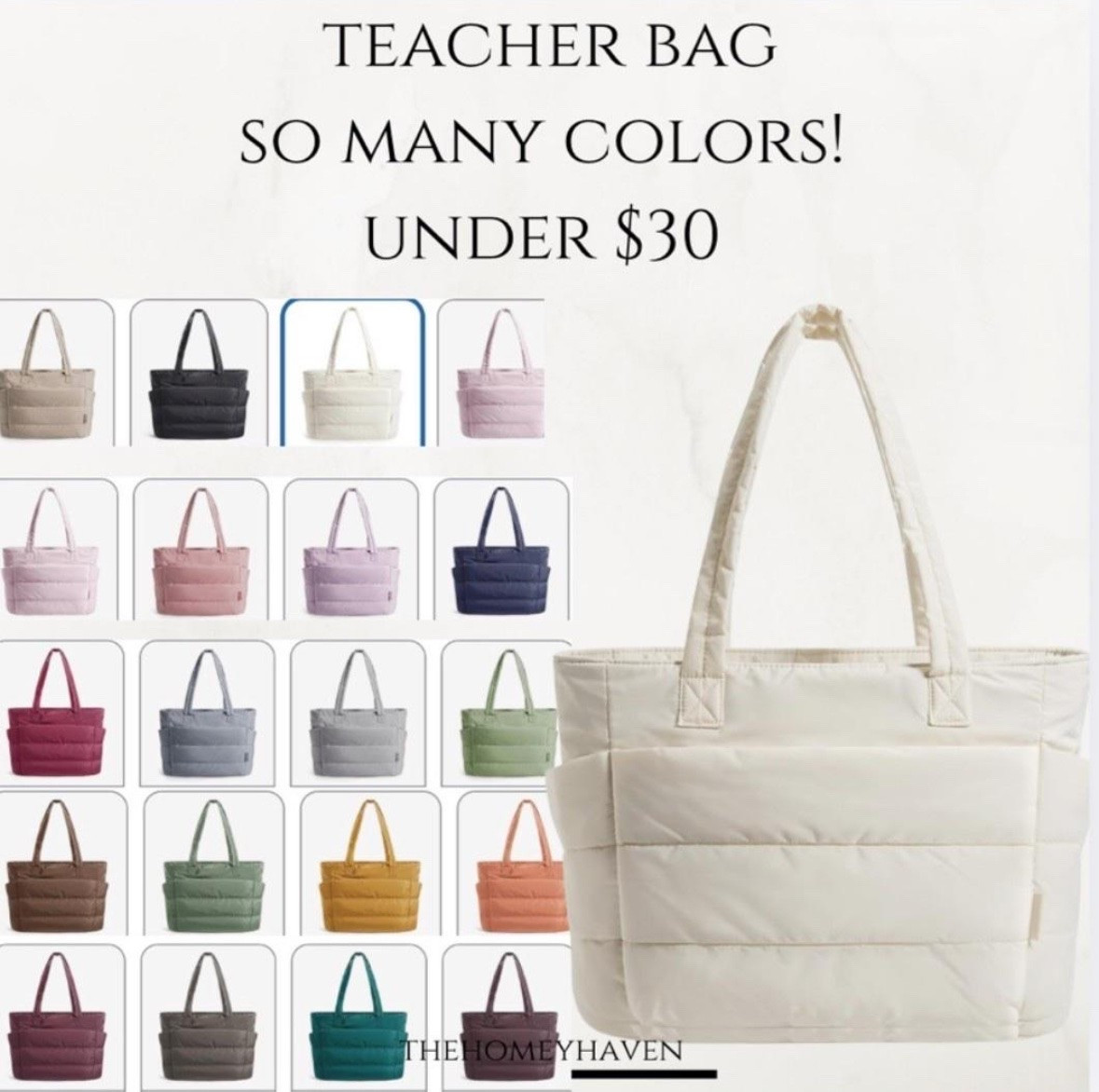 Great teacher bag or other work bag!! On sale under $30 with so many color options!! 

Teacher outfits, workwear, Amazon finds, Amazon teacher, back to school, college dorm, bag for work, tote bag, travel bag, fall outfits

#LTKTravel #LTKWorkwear #LTKSaleAlert

#LTKSaleAlert #LTKTravel #LTKWorkwear
