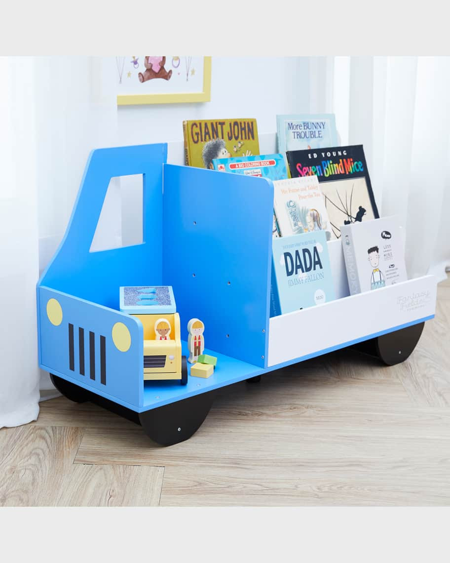 Teamson Kids Fantasy Fields Wooden Truck Display Bookcase | Neiman Marcus