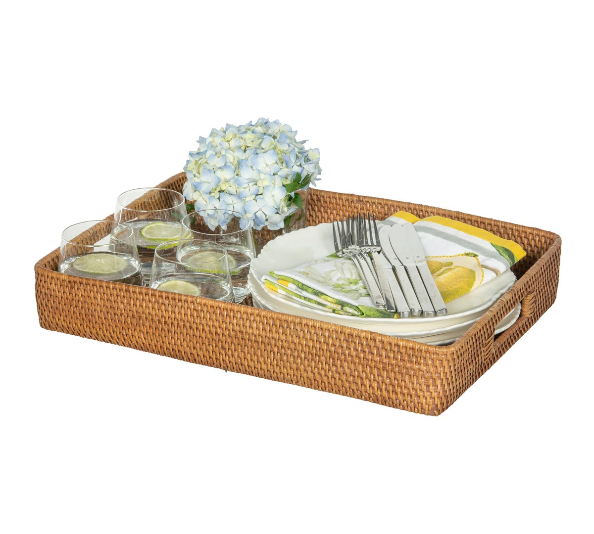 Bavan Wicker Tray | Wayfair North America
