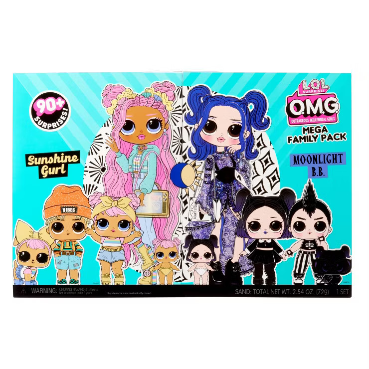 LOL Surprise Sunshine Gurl & Moonlight B.B. Family Mega Pack Fashion Dolls | Target
