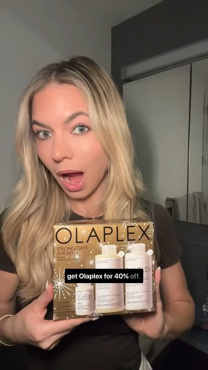 Sooo if you want to buy someone a holiday gift that looks and feels *very extra* but in reality costs under $50 - here you go. The @olaplex Strong Days Ahead gift set is IT. Get it during the @sephora Savings Event (which is going on now!) 11/1-11/11 #girlmath #SephoraSquad #olaplex #olaplexroutine #olaplexpartner #sephora

#LTKVideo #LTKBeauty