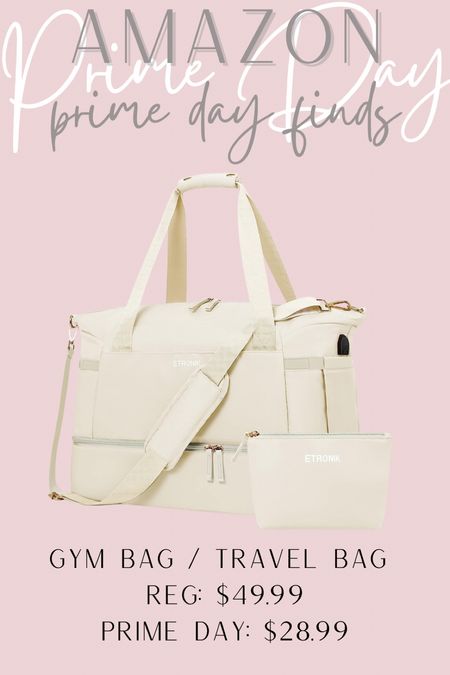Amazon prime day
Travel bag
Gym bag


#LTKitbag #LTKtravel #LTKxPrimeDay