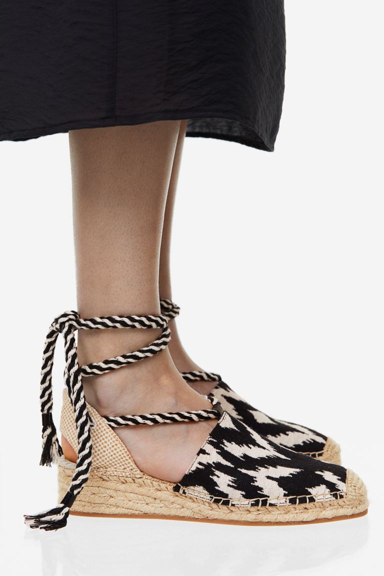 Tie-strap Espadrilles | H&M (US + CA)