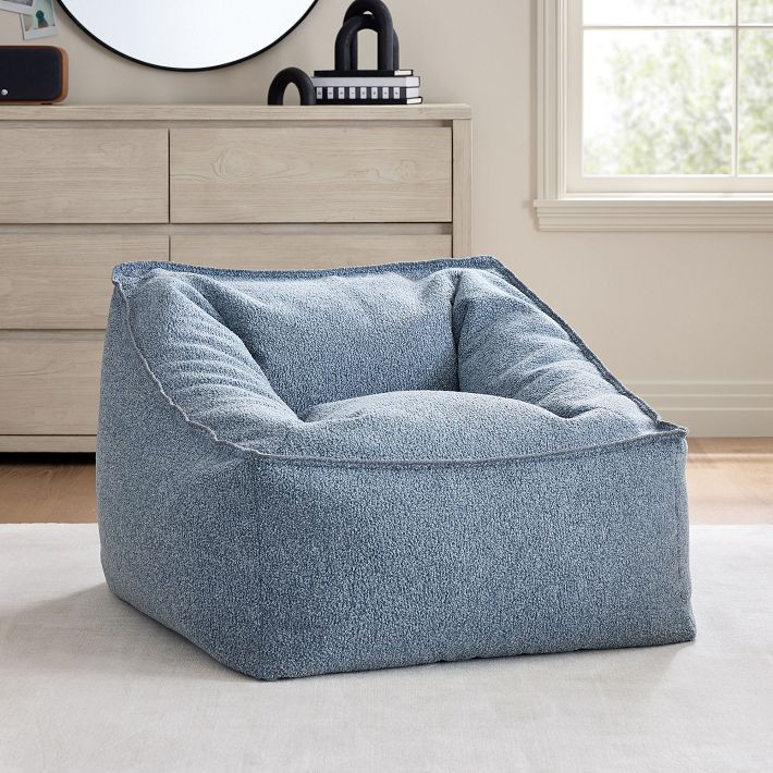 Tipped Shearling Cloud Modern Lounger | Pottery Barn Teen