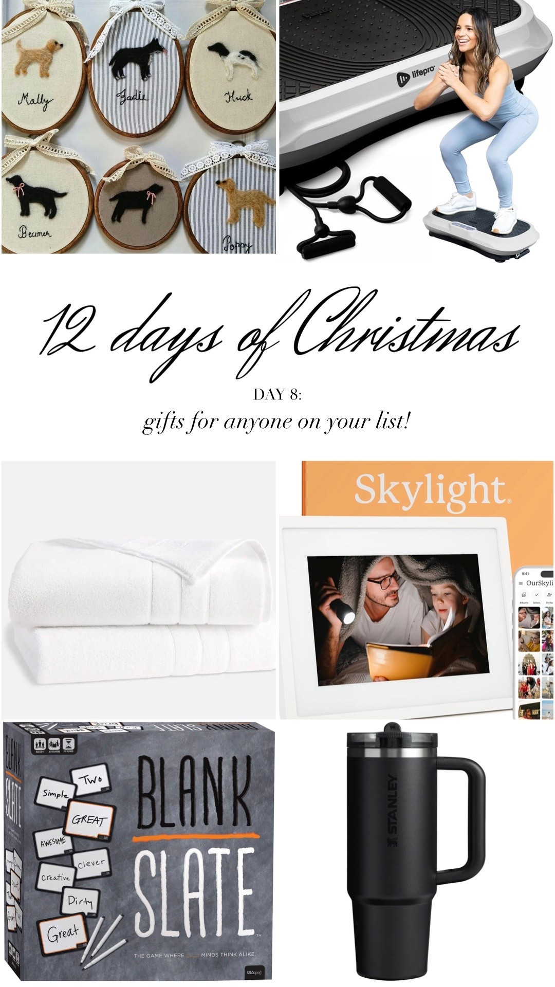 12 days of Christmas: curated gift ideas for everyone on your list! 

Day 8: gifts for anyone & everyone!!!

#LTKHome #LTKHoliday #LTKGiftGuide