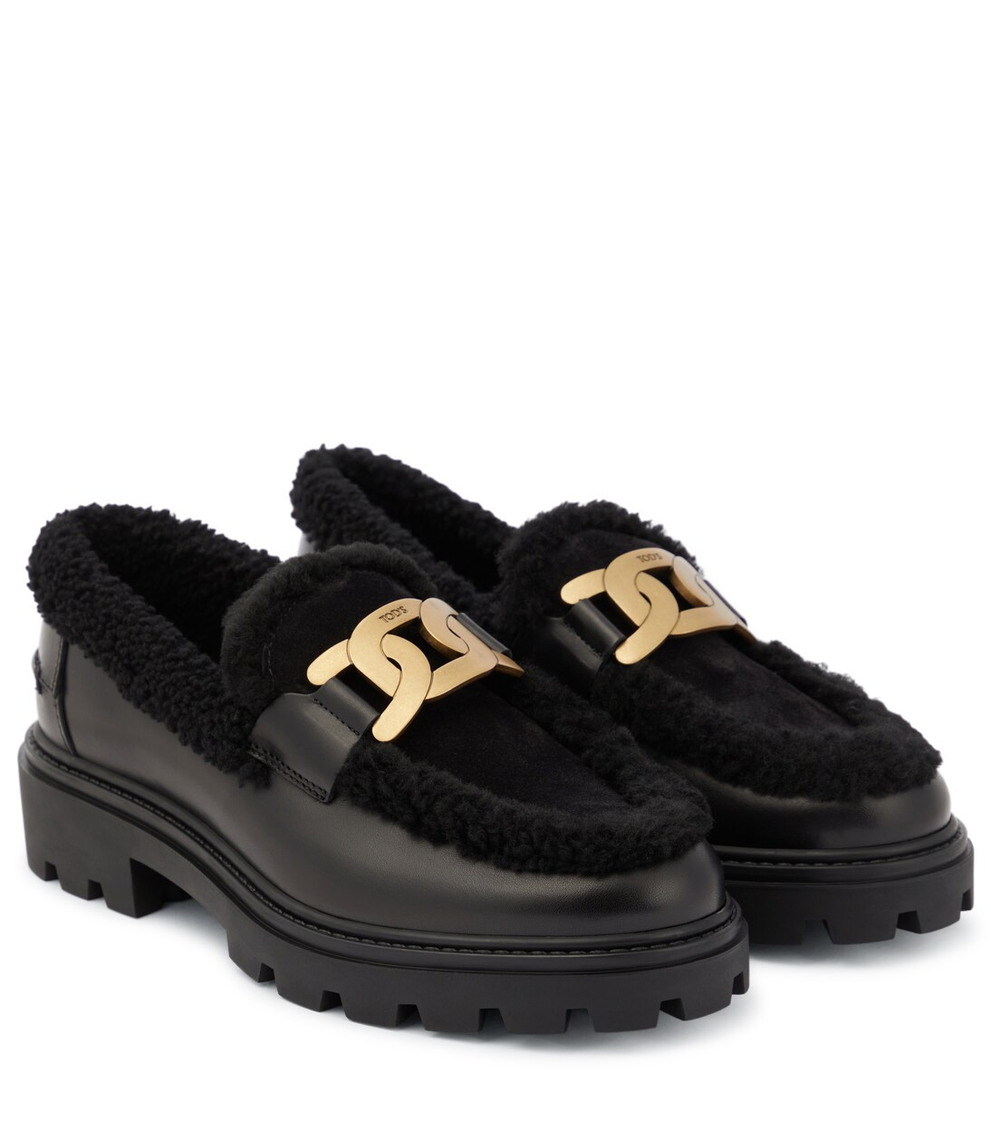 Kate shearling and leather loafers | Mytheresa (US/CA)
