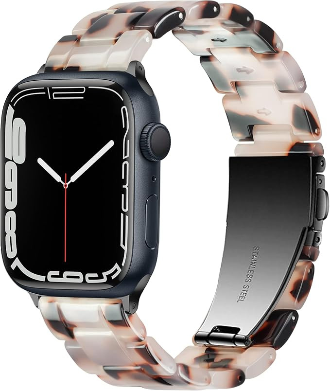 Vamyzji Compatible with Apple Watch Band 41mm 40mm 38mm or 49mm 45mm 44mm 42mm, Light Waterproof ... | Amazon (US)