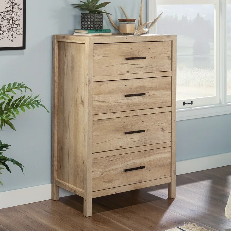 Sauder Pacific View 4-Drawer Bedroom Dresser, Prime Oak Finish | Walmart (US)