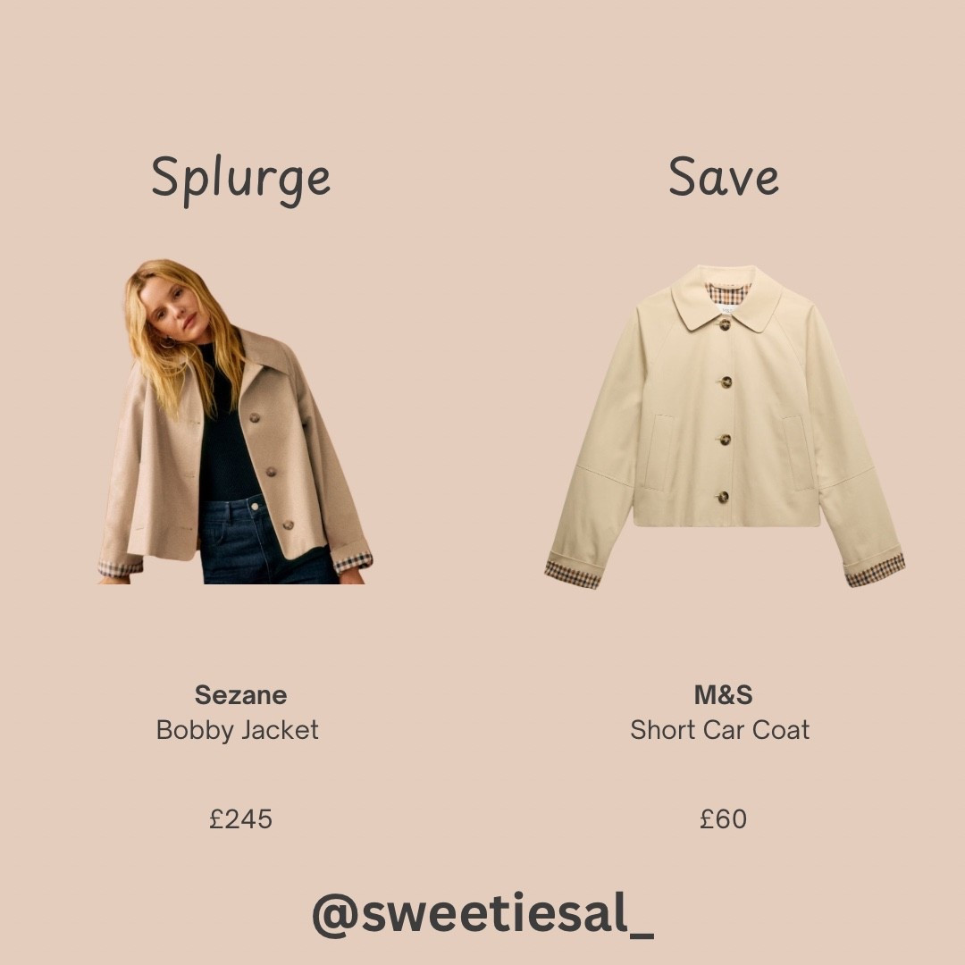 Get the Parisian look on a budget 💁🏻‍♀️

Sezane’s trench coats have quite the cult following but are a more expensive price point- you can get the look for less from M&S with their lovely little cropped trench with checked lining. 

It won’t be long til’ the nights are lighter and spring is upon us so it’s definitely a buy now wear later purchase! 

• Trench Coat • Jacket • Parisian Street Style • Capsule Wardrobe • Paris • Sezane • M&S • Spring • Luxury • High Street • Classic Style • Office Style • 

#LTKworkwear #LTKluxury #LTKstyletip