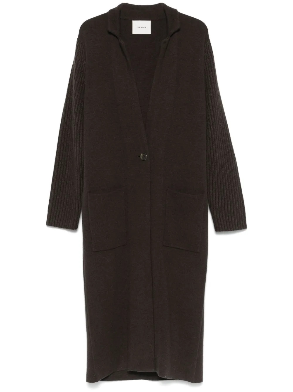 Lisa Yang Feifei cardi-coat | Brown | FARFETCH | Farfetch Global