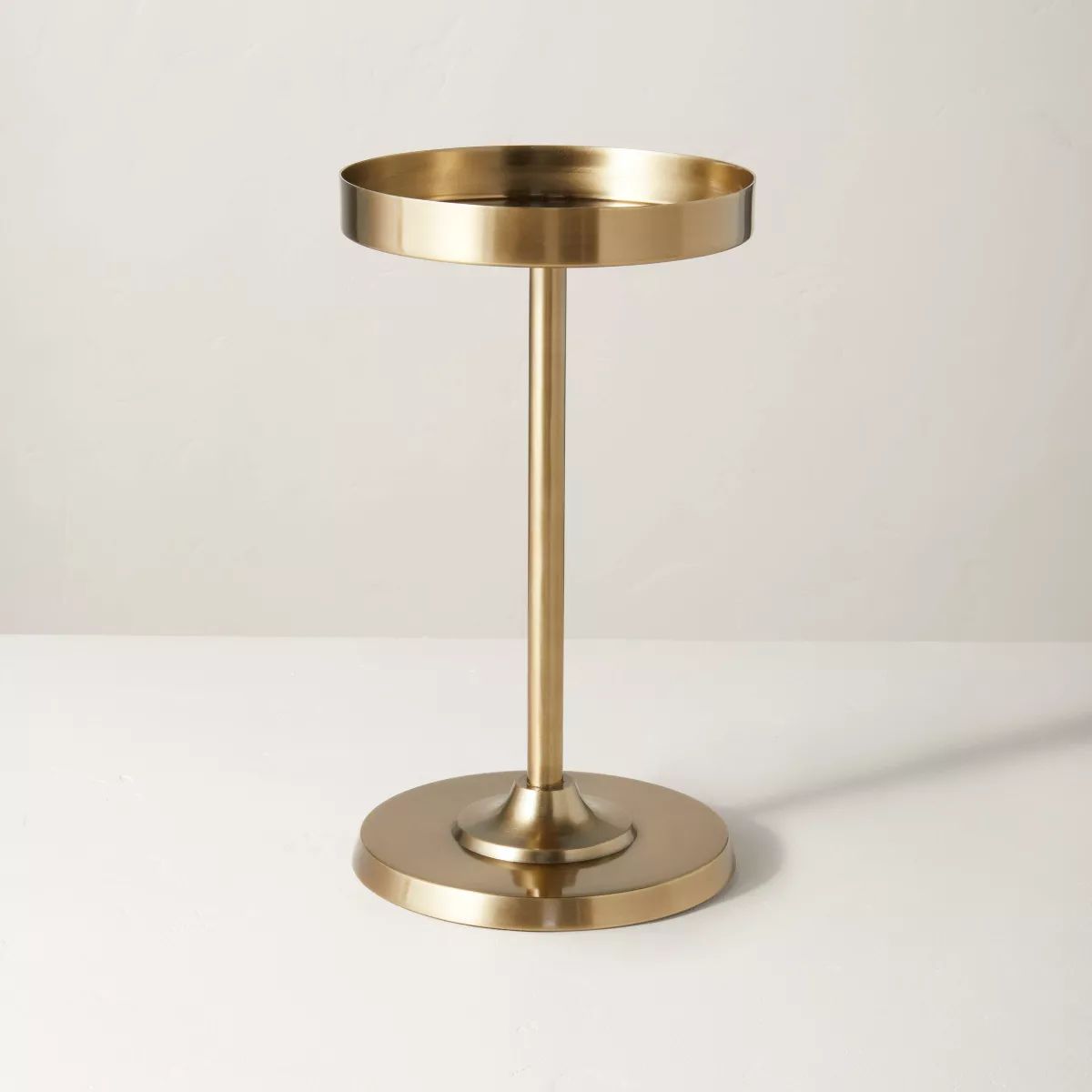 14"x8" Brushed Metal Planter Stand Brass Finish - Hearth & Hand™ with Magnolia | Target