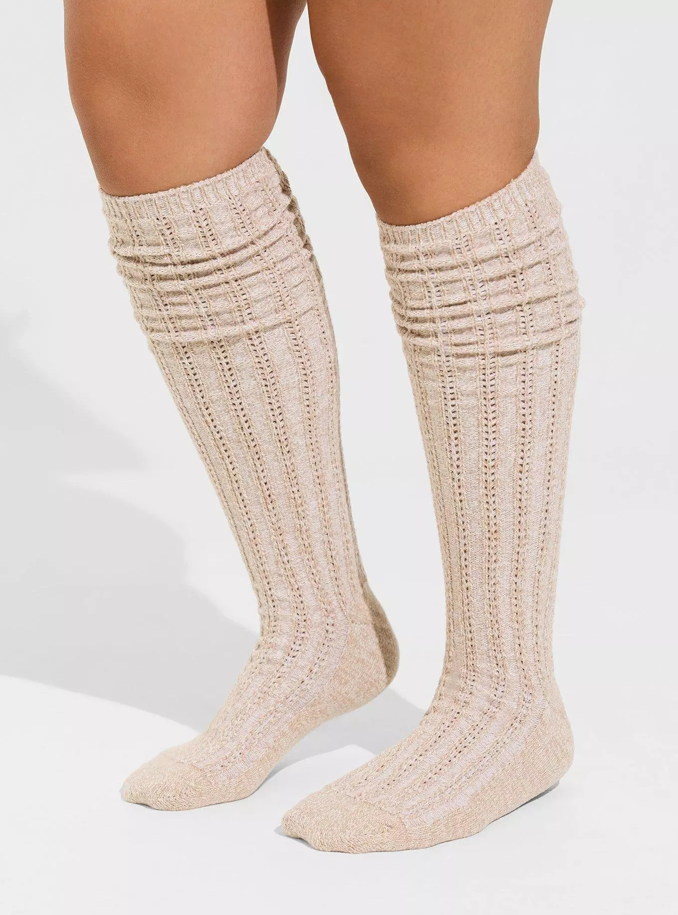 Marled Slouchy Knee High Socks | Torrid (US & Canada)