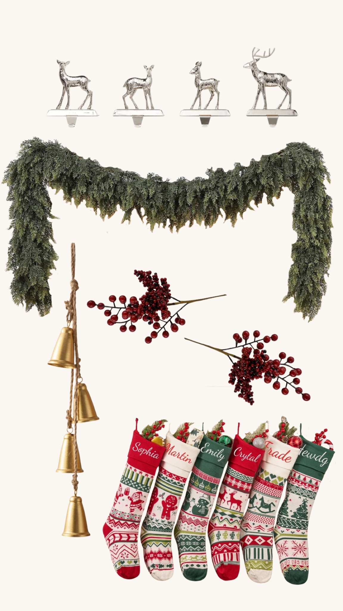 Mantle decor 🌲🔔🎅🏼🔥

#LTKHoliday #LTKSeasonal #LTKHome