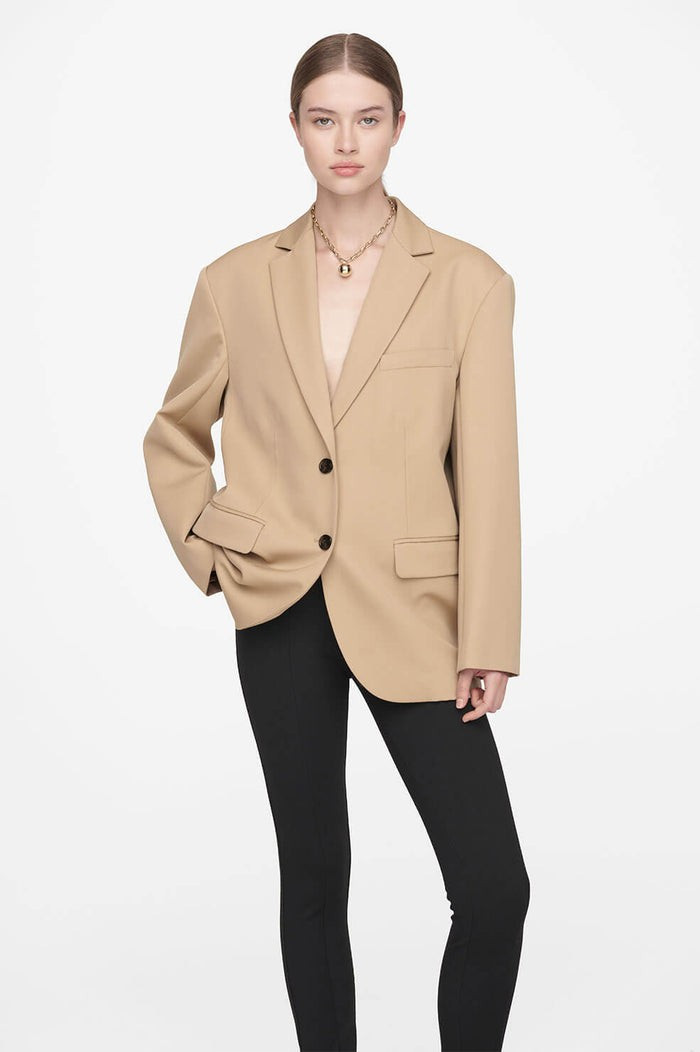 Quinn Blazer - Deep Sand | Anine Bing