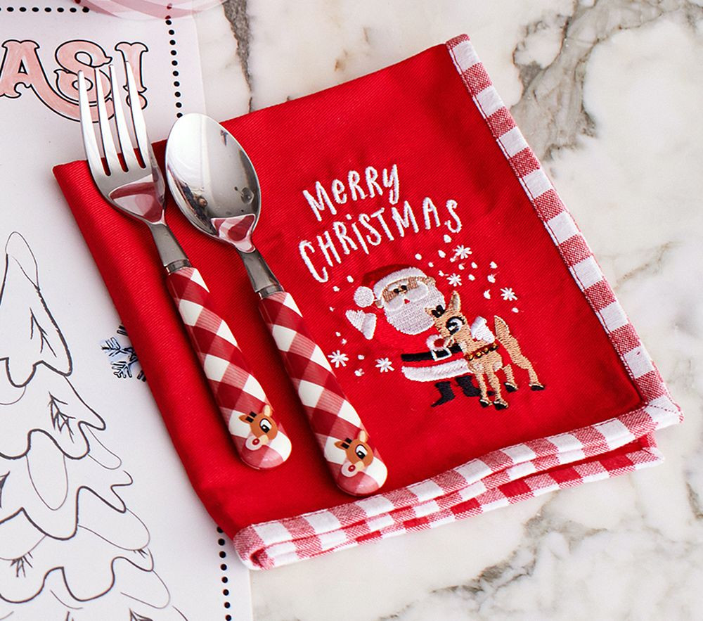 Rudolph® Utensils | Pottery Barn Kids