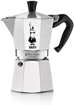 Bialetti 8006363011631 Bialetti 6 Cup Moka Express/Aluminium Espresso Makers, Metallic, Pot, pack... | Amazon (CA)