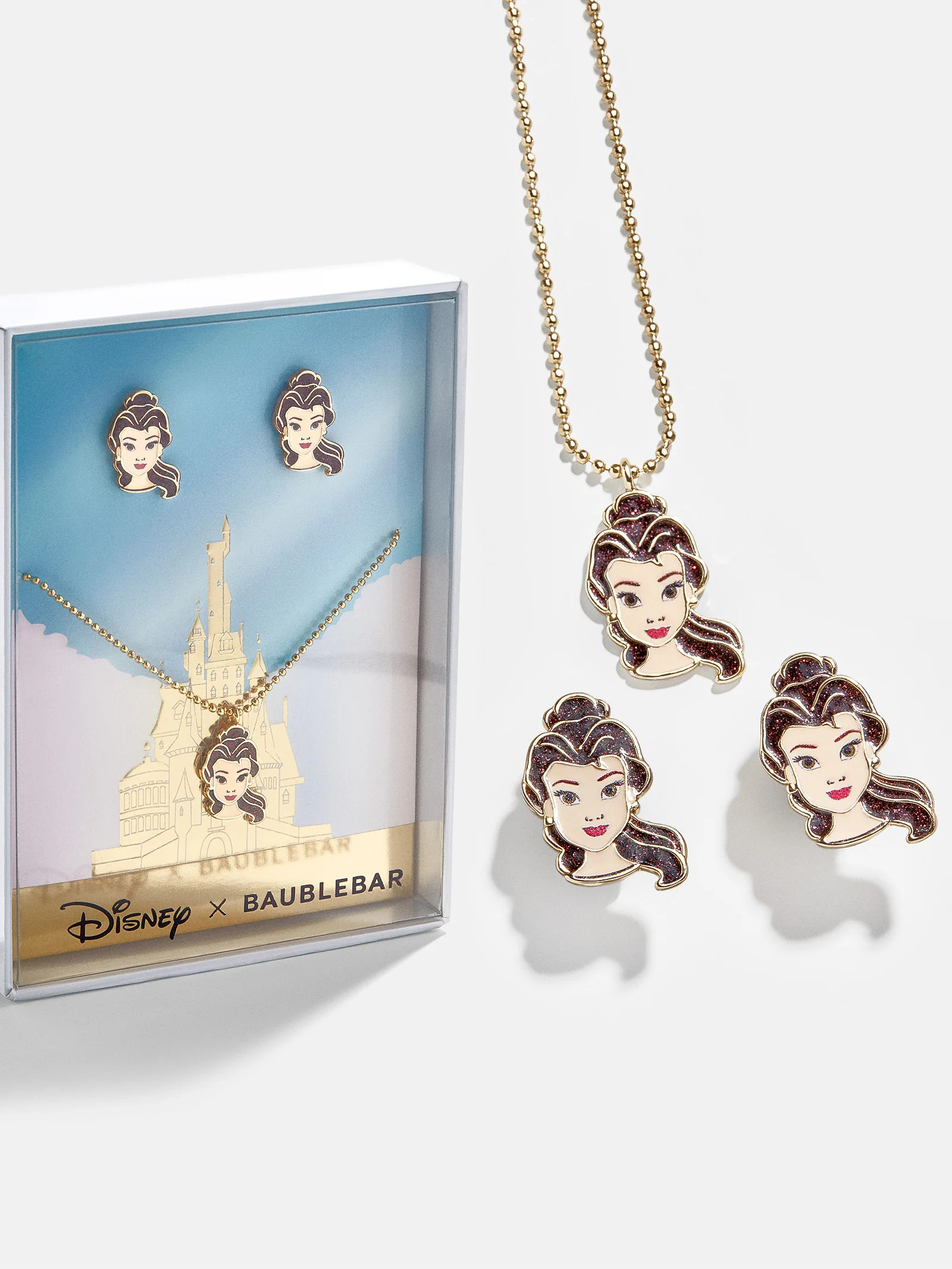 Disney Princess Kids' Jewelry Set - Belle | BaubleBar (US)