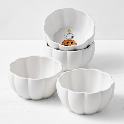 PEANUTS™ Halloween Cereal Bowls, Set of 4 | Williams-Sonoma