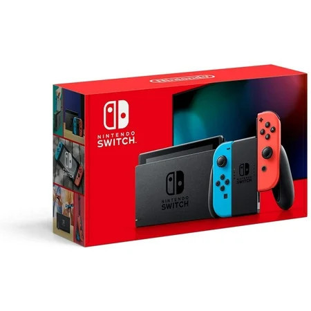 Nintendo Switch with Neon Blue and Neon Red Joy‑Con - Japan Import with US Plug | Walmart (US)