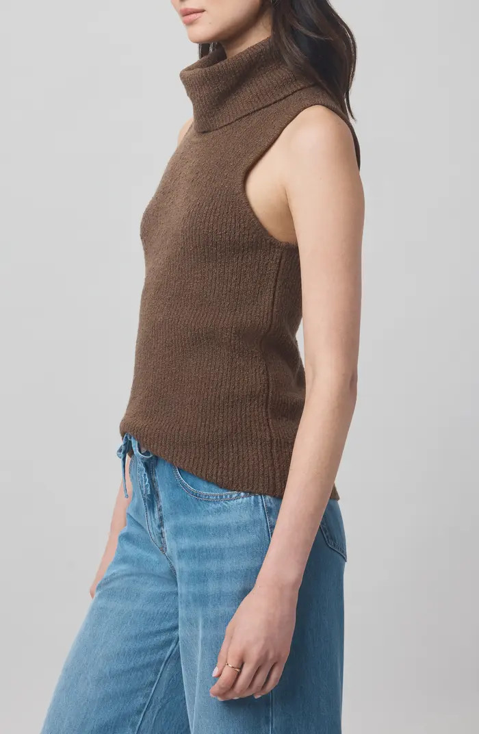 x @cellajaneblog Sleeveless Turtleneck Sweater | Nordstrom