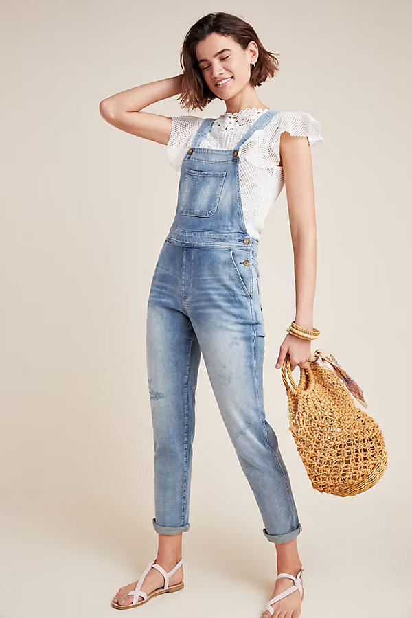 Pilcro Weekend Denim Overalls | Anthropologie (US)