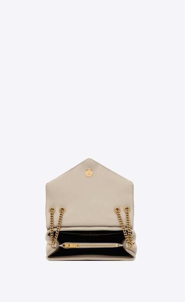 SAINT LAURENT MONOGRAM BAG WITH FRONT FLAP, FEATURING INTERLACED METAL YSL INITIALS, A LEATHER AN... | Saint Laurent Inc. (Global)