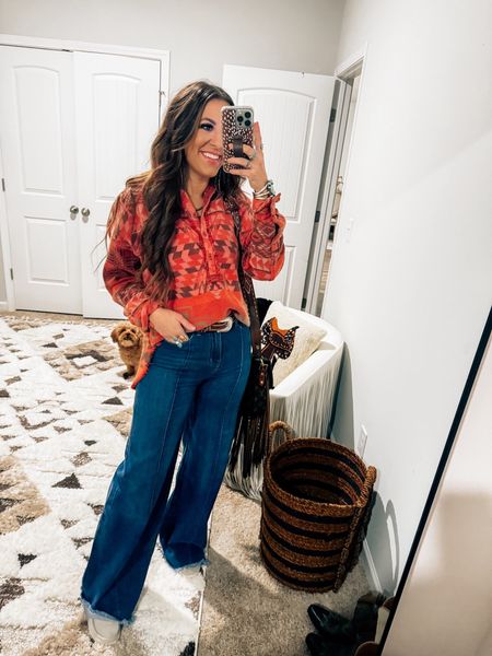 Love this free people sweater that has all the western fashion vibes. Paired with wide leg jeans and ariat loafers. Follow for more Nashville outfits, country concert outfits, and western chic style inspo!
11/24

#LTKSeasonal #LTKstyletip