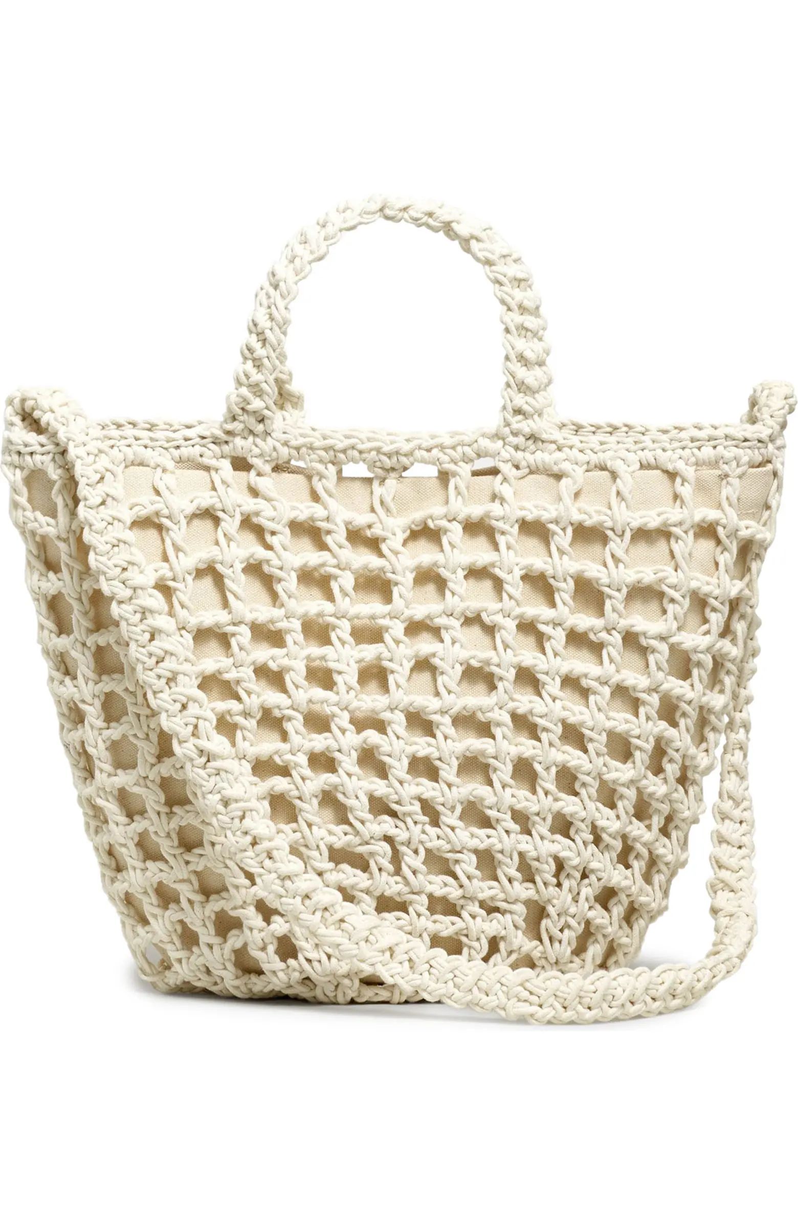 Madewell The Crocheted Shoulder Bag | Nordstrom | Nordstrom