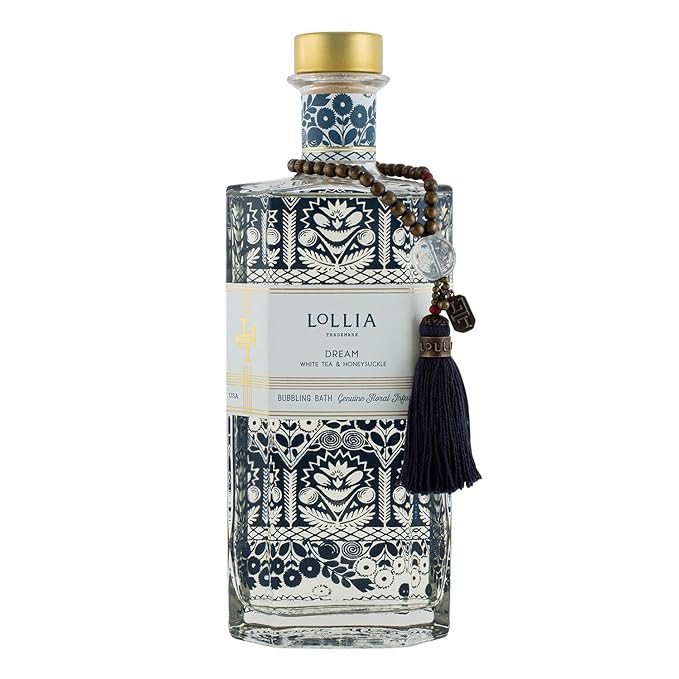 Lollia Dream Bubble Bath, 24 fl. oz. – White Tea & Honeysuckle Scent – Soothing & Moisture-Ri... | Amazon (US)