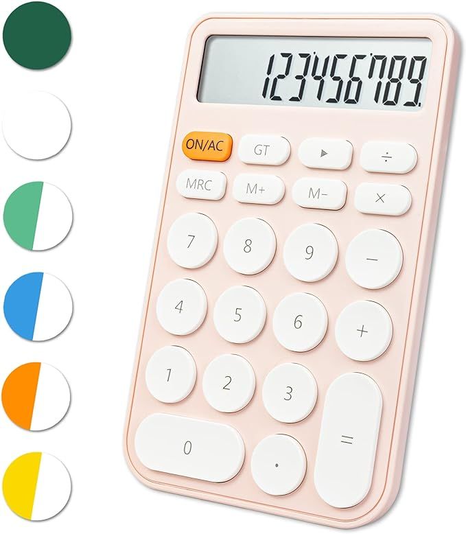 Standard Calculator 12 Digit,Desktop Large Display and Buttons,Calculator with Large LCD Display ... | Amazon (US)
