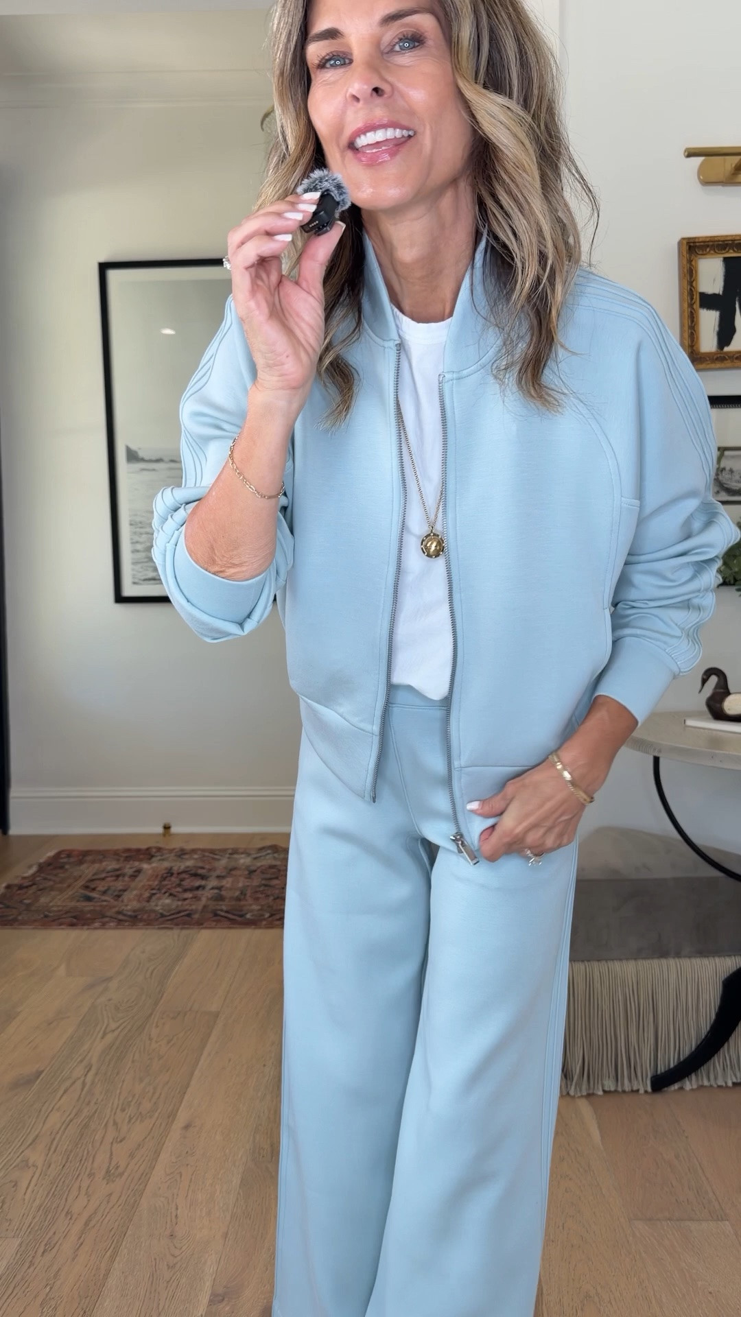 HAPPENING NOW: Take 25% OFF all full-priced AirEssentials (including new arrivals!!) with code AE25 through 8/30. 40% off swim! 

After 8/30 Use discount code FASHIONEDLIFEXSPANX for 15% off new orders + free shipping
I’m 5’6’’
-jumpsuit wearing a XS P (they’ve changed the length sizing so refer to website)
-chic black dress wearing a size XS
-track jacket size S
-pintuck wide leg pant size XS P
@Spanx

#LTKgrwm #LTKSeasonal #LTKOver40