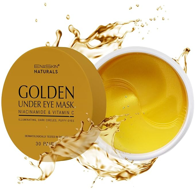 Enaskin Naturals Under Eye Patches Dark Circles Under Eye Masks for Puffiness - 24K Gold Eye Gel ... | Amazon (US)