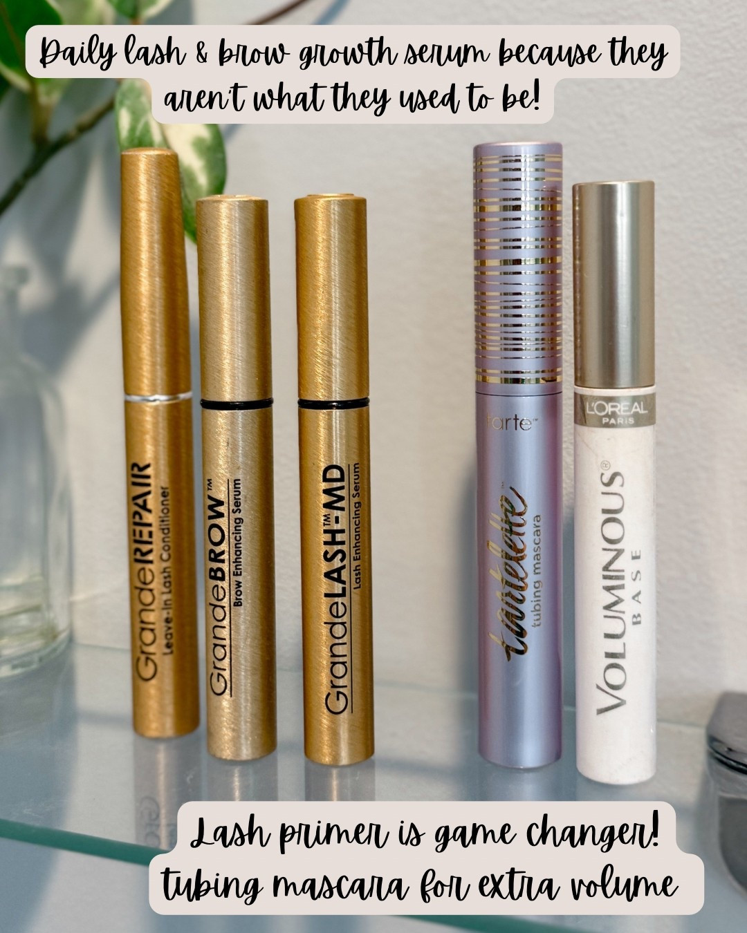 I use the lash abs brown serum daily 
I never ever put mascara on with out a primer !

#LTKBeauty #LTKOver40 #LTKStyleTip