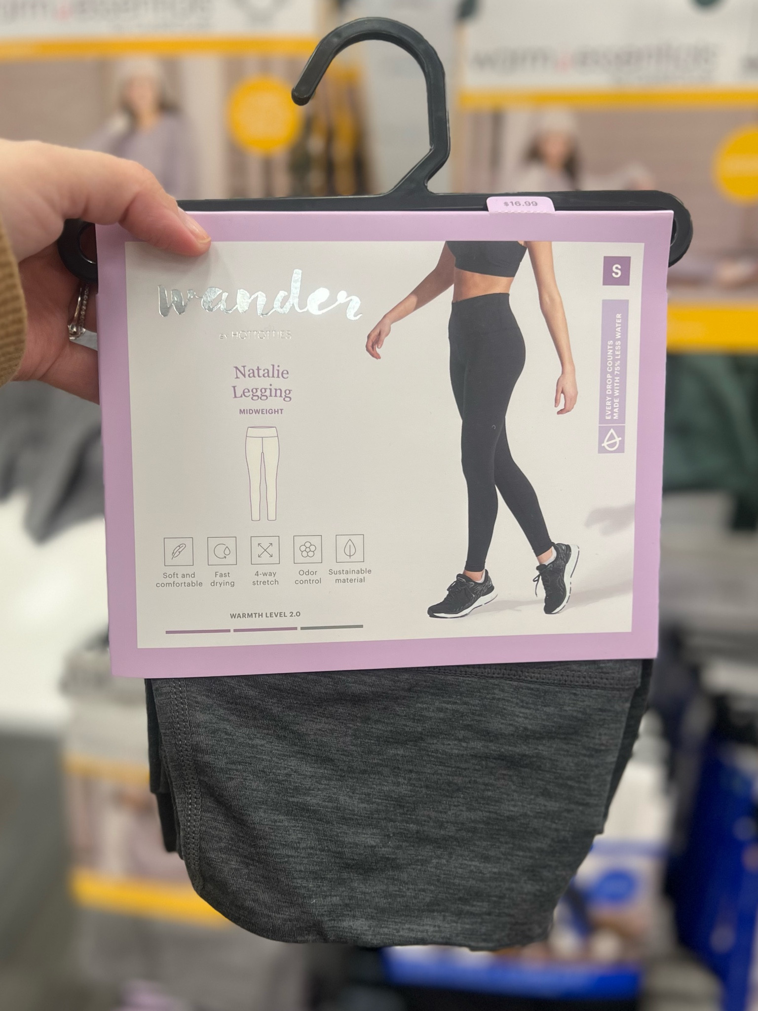 Wander by Hottotties Women's Thermoregulation Natalie Leggings - Black Heather

#LTKMidsize #LTKStyleTip #LTKSeasonal