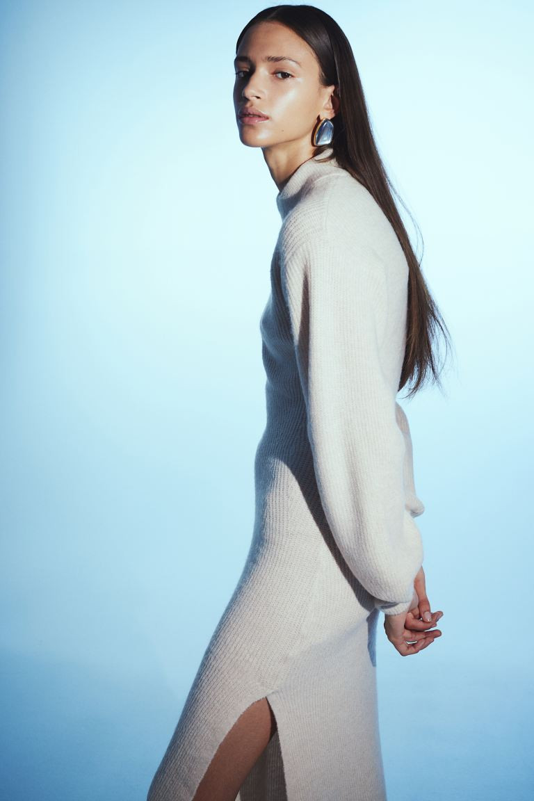 Balloon-sleeved Knit Dress | H&M (US + CA)