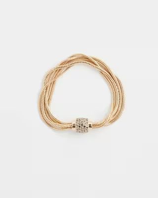 Gold Tone Magnetic Bracelet | Chico's