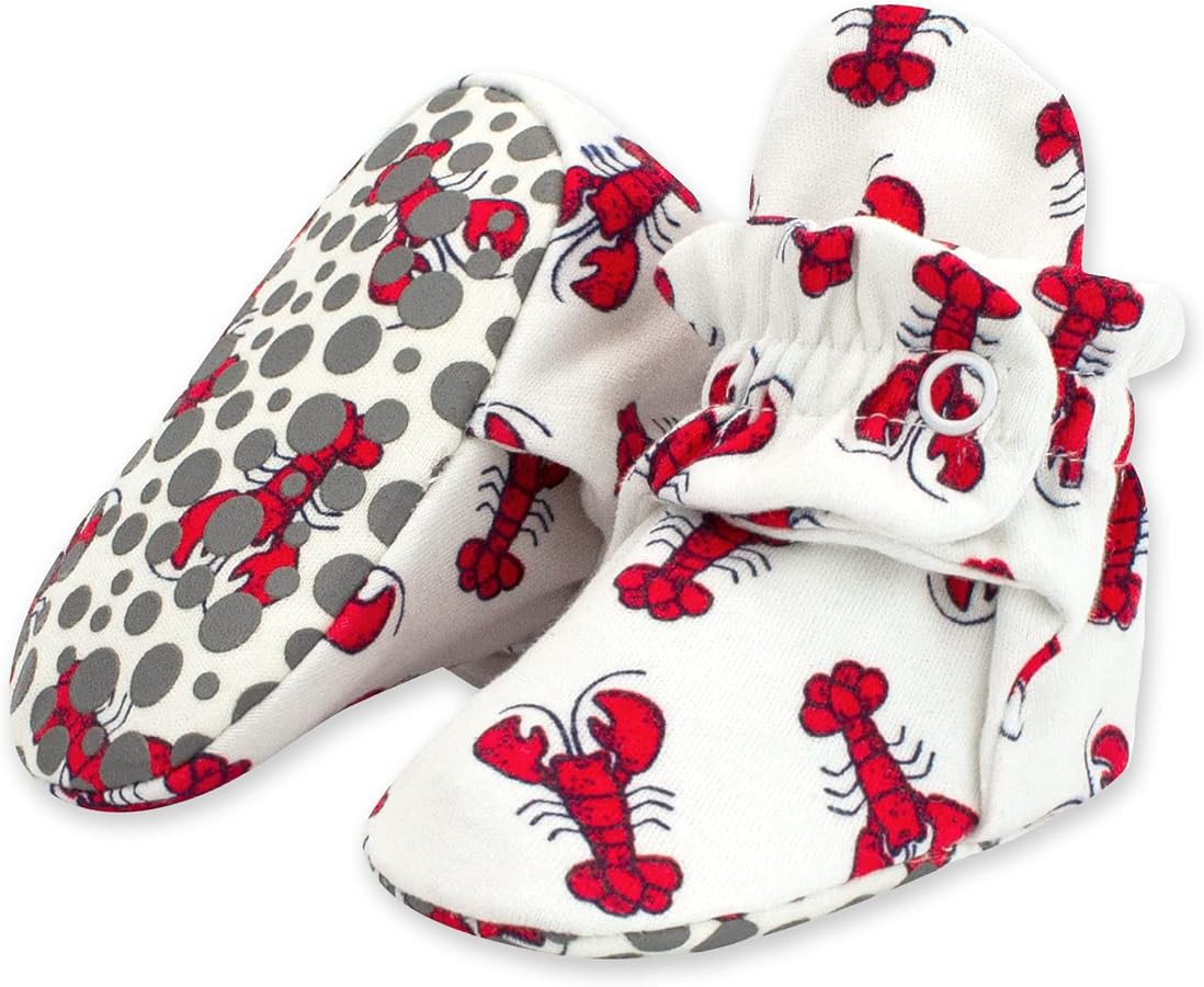 Zutano Unisex Organic Cotton Baby Booties With Gripper Soles | Amazon (US)