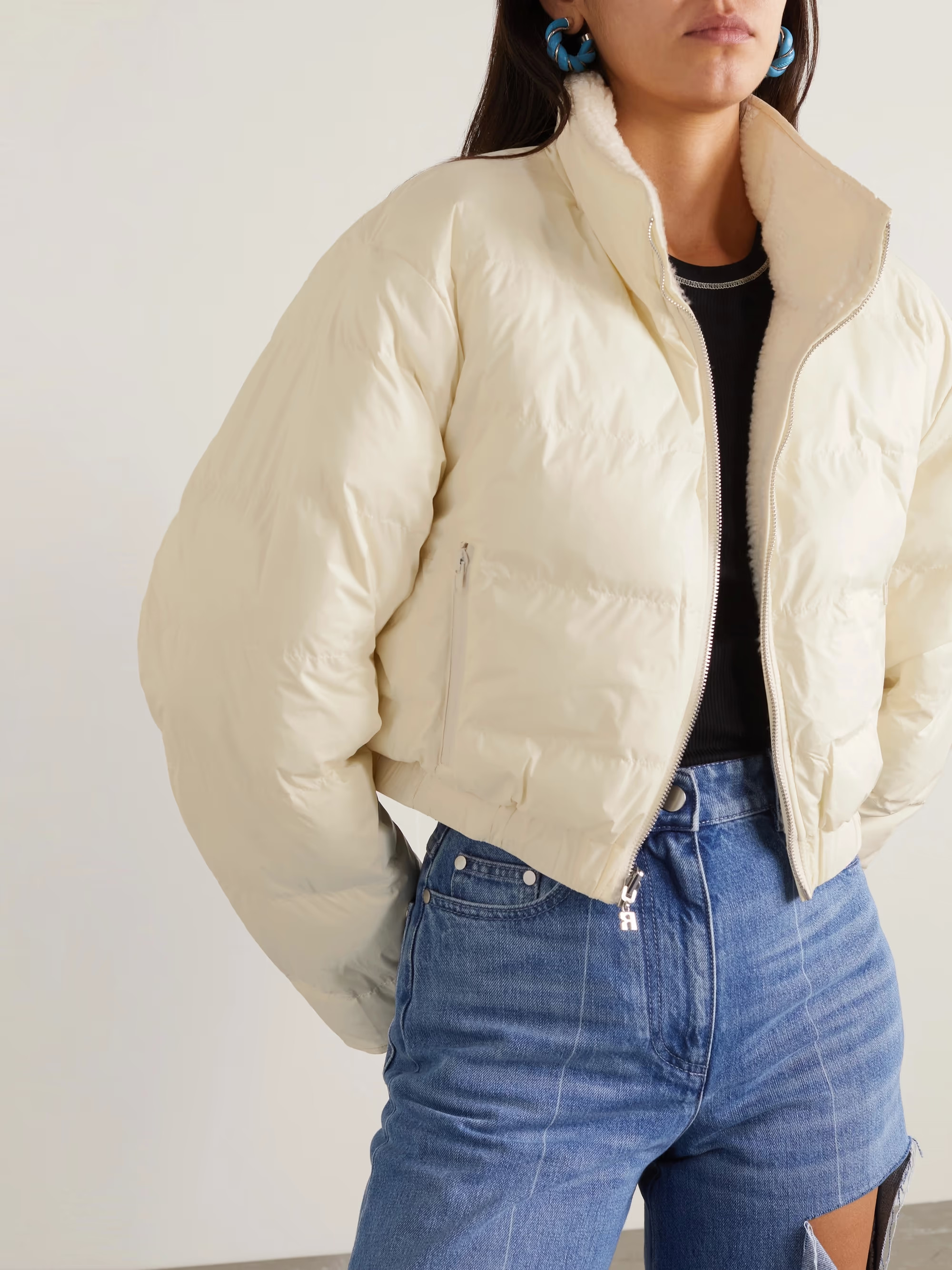 Teddy reversible faux shearling and recycled-shell jacket | NET-A-PORTER (US)
