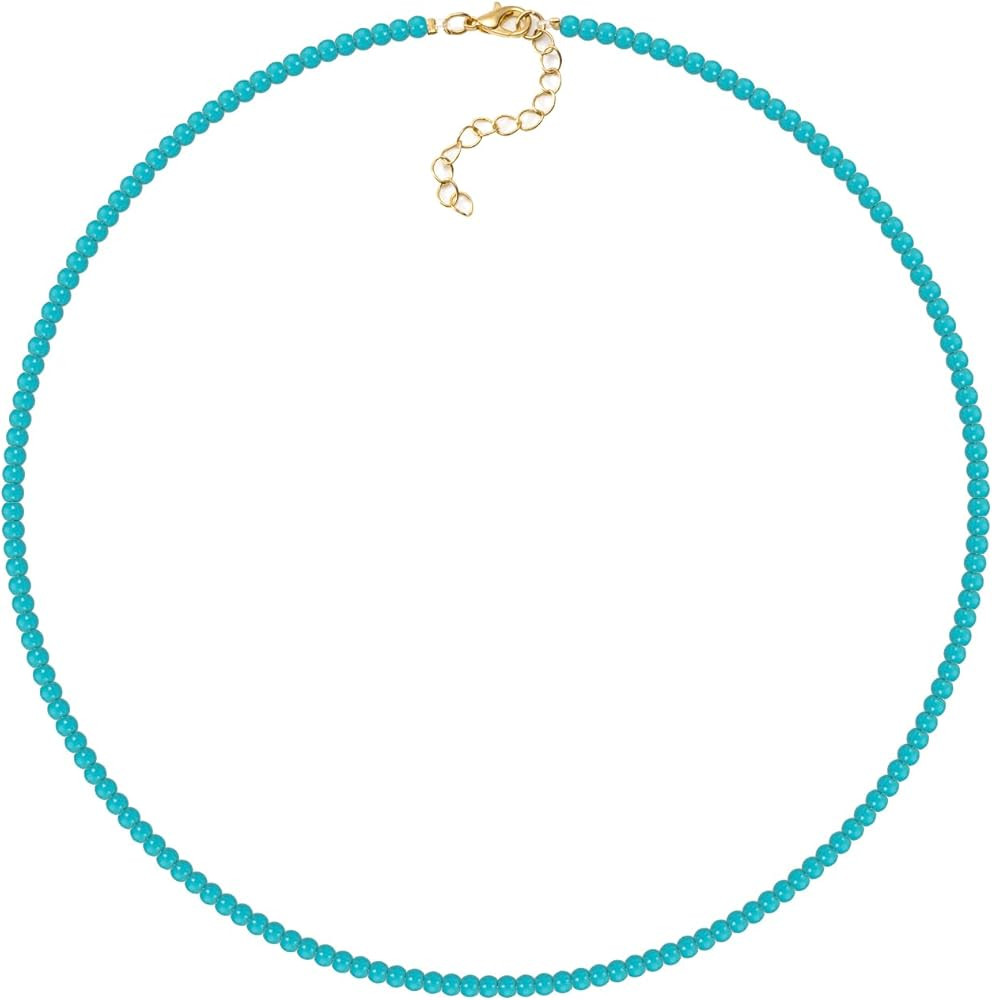 Dainty Beaded Necklace for Women Boho Beaded Chocker Necklaces for Women Girls Western Cowgirl Bo... | Amazon (US)